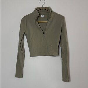 Sunday Best Sage Green Crop Top